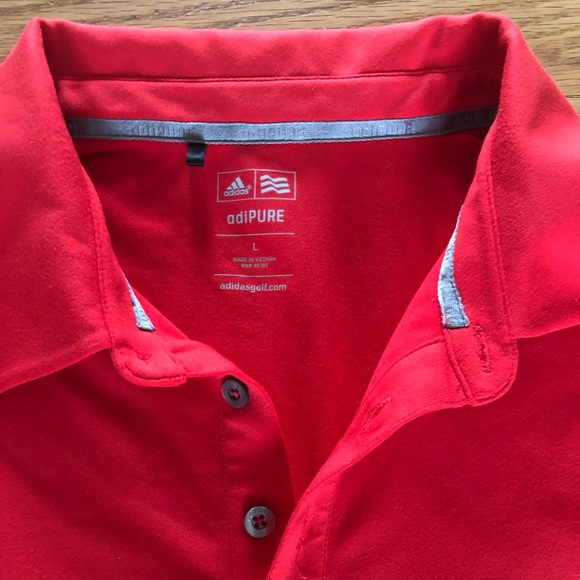 Adidas Long Sleeve Golf Polo AdiPURE - Picture 3 of 3